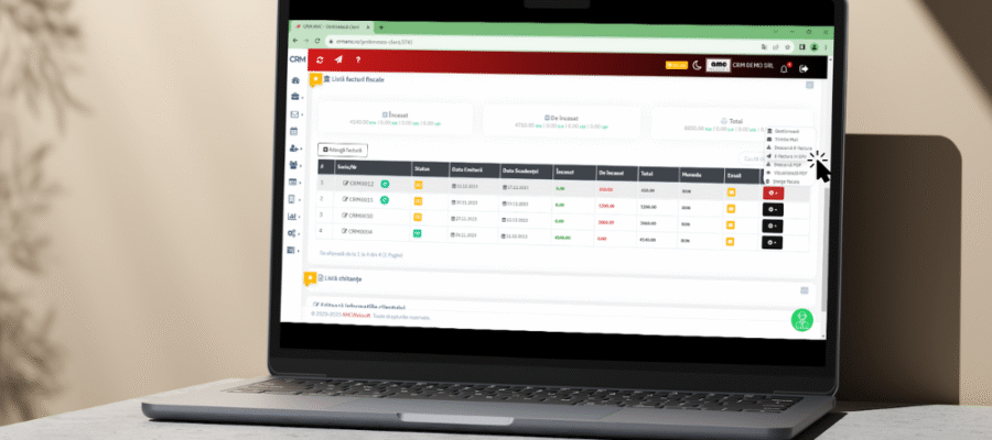 Send free and free facilities from CRM AMC