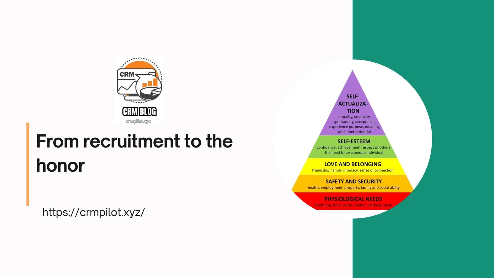 From recruitment to the honor