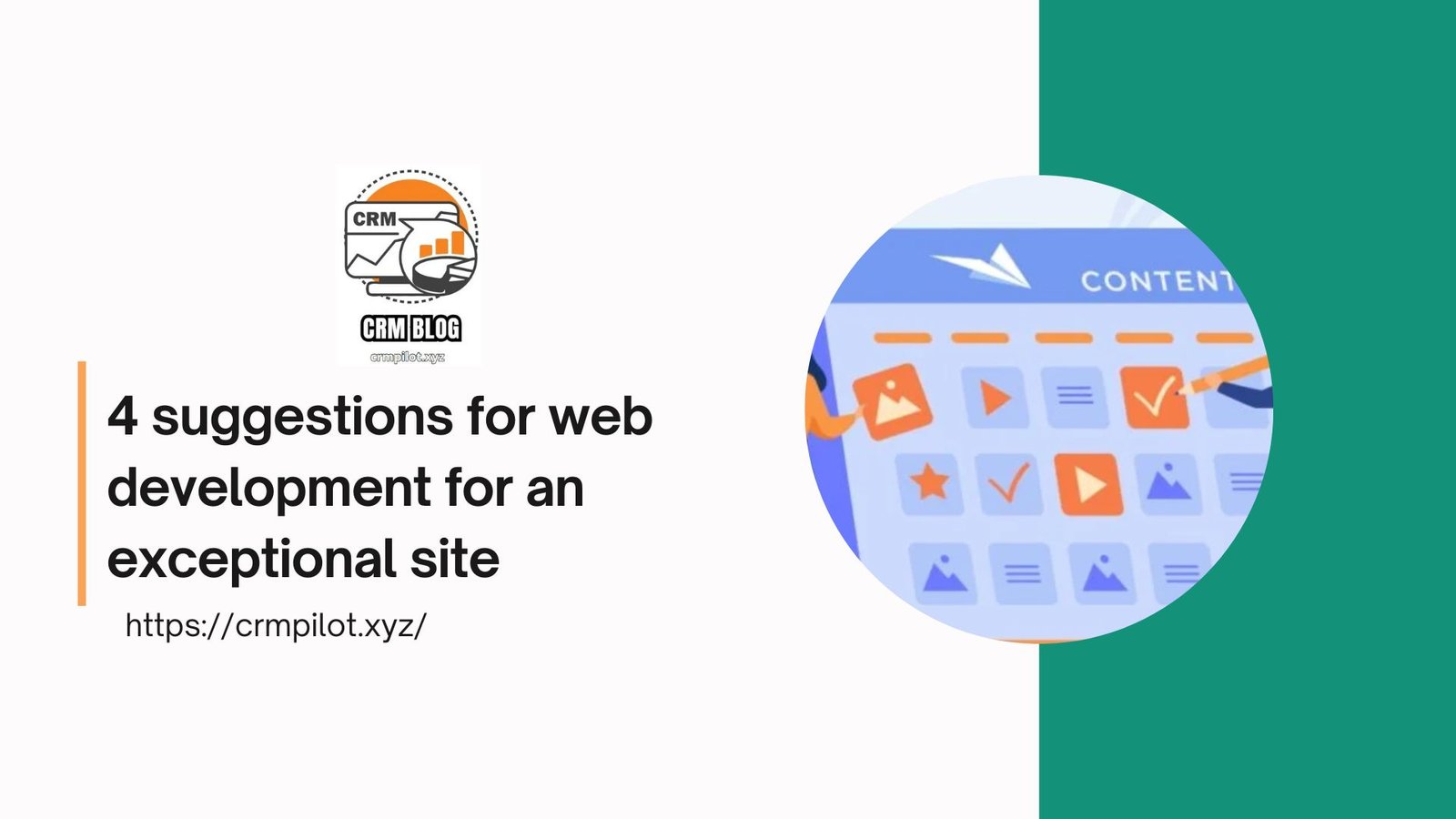 4 suggestions for web development for an exceptional site