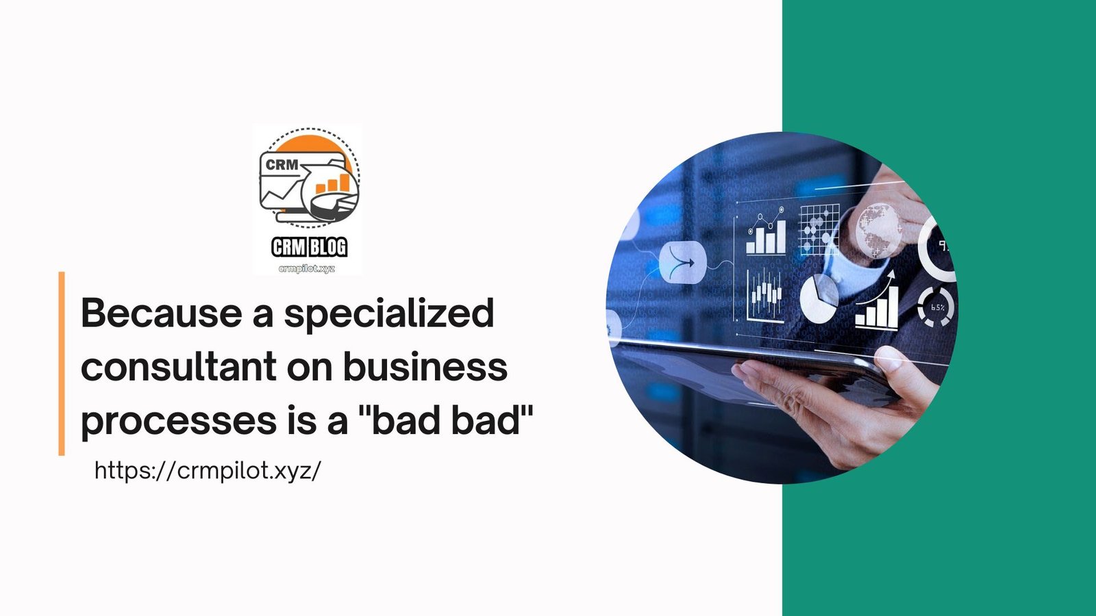 Because a specialized consultant on business processes is a “bad bad”
