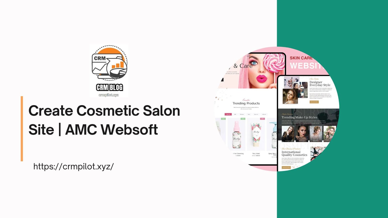 Create Cosmetic Salon Site | AMC Websoft